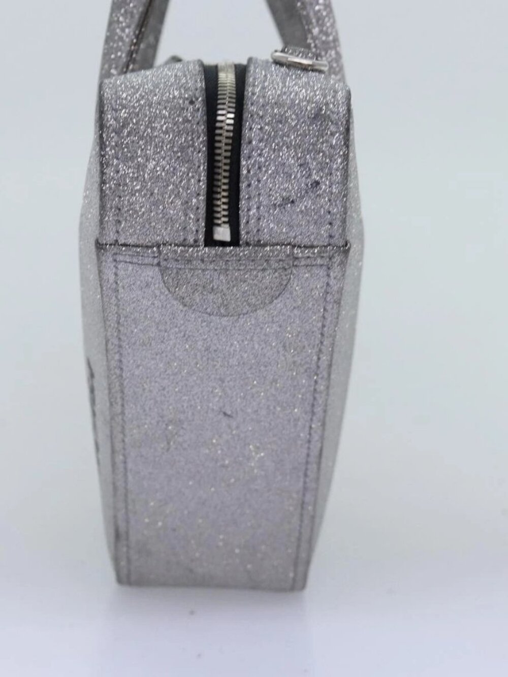 BALENCIAGA Triangle Duffle XS Hand Bag Leather 2way Silver - Picture 7 of 16